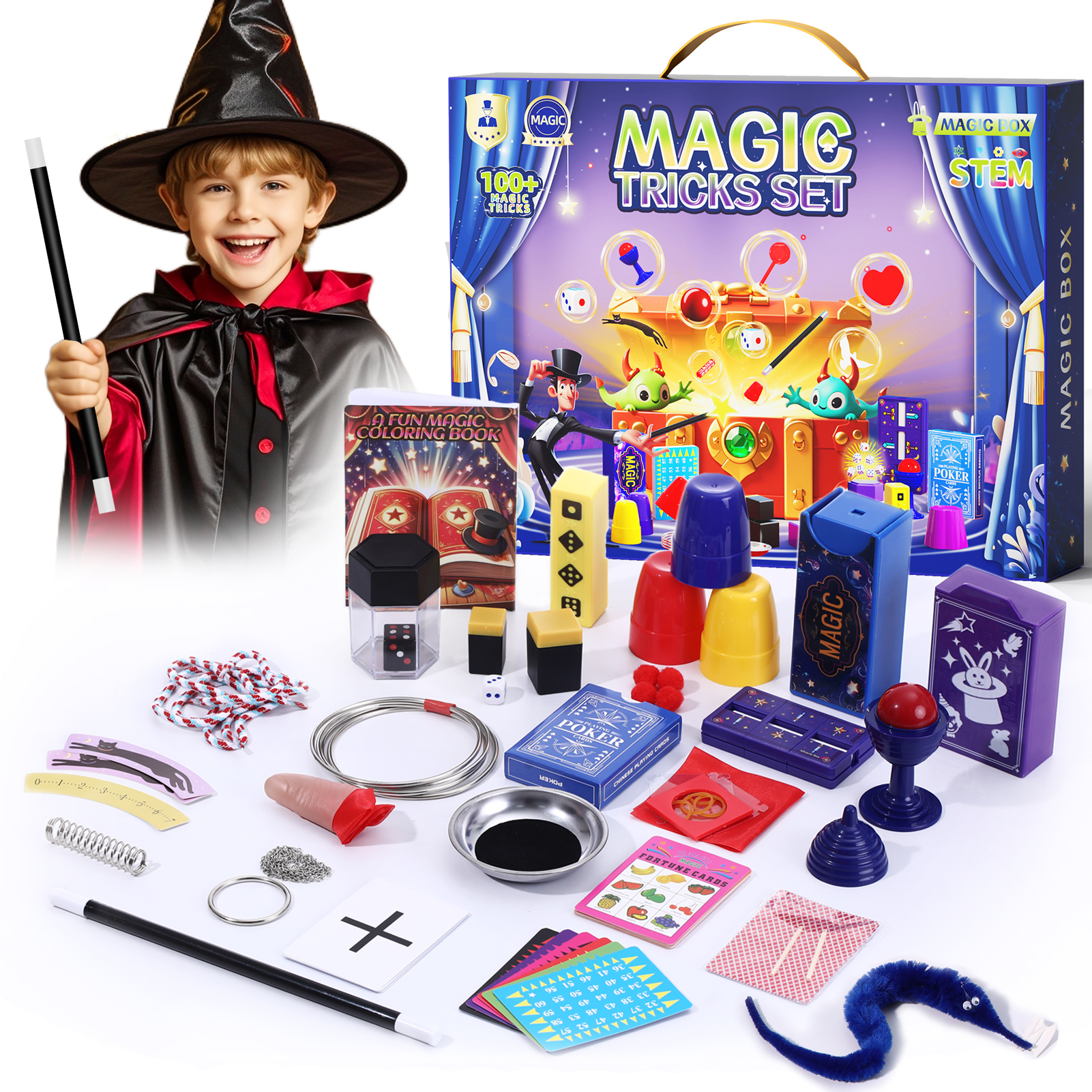 Amazon.com: Magic Tricks Kit, 30 in 1 Magic Tricks Set for Kids